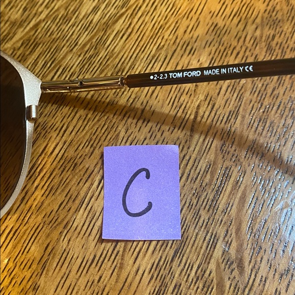Tom Ford Penelope “C” Brown Gold Butterfly TF320 Tortoise Sunglass 28F 59-15 130 main image 8